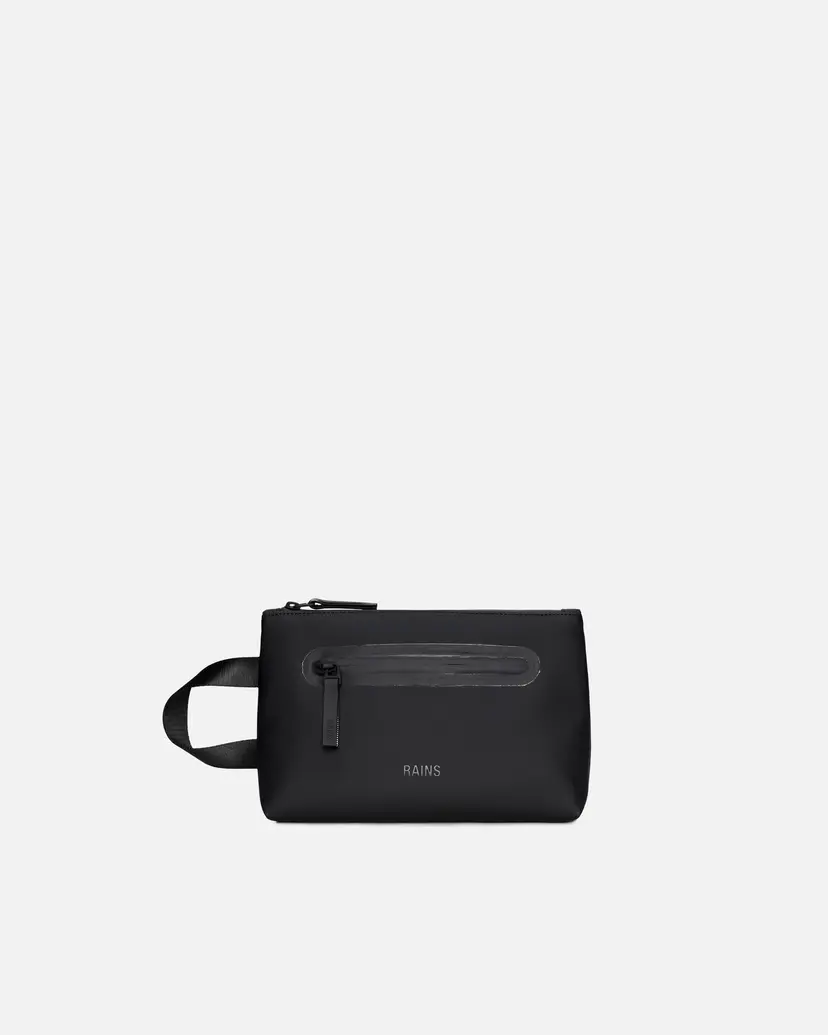 Rains Rains Cosmetic Bag Zip W3 Black Necessaire