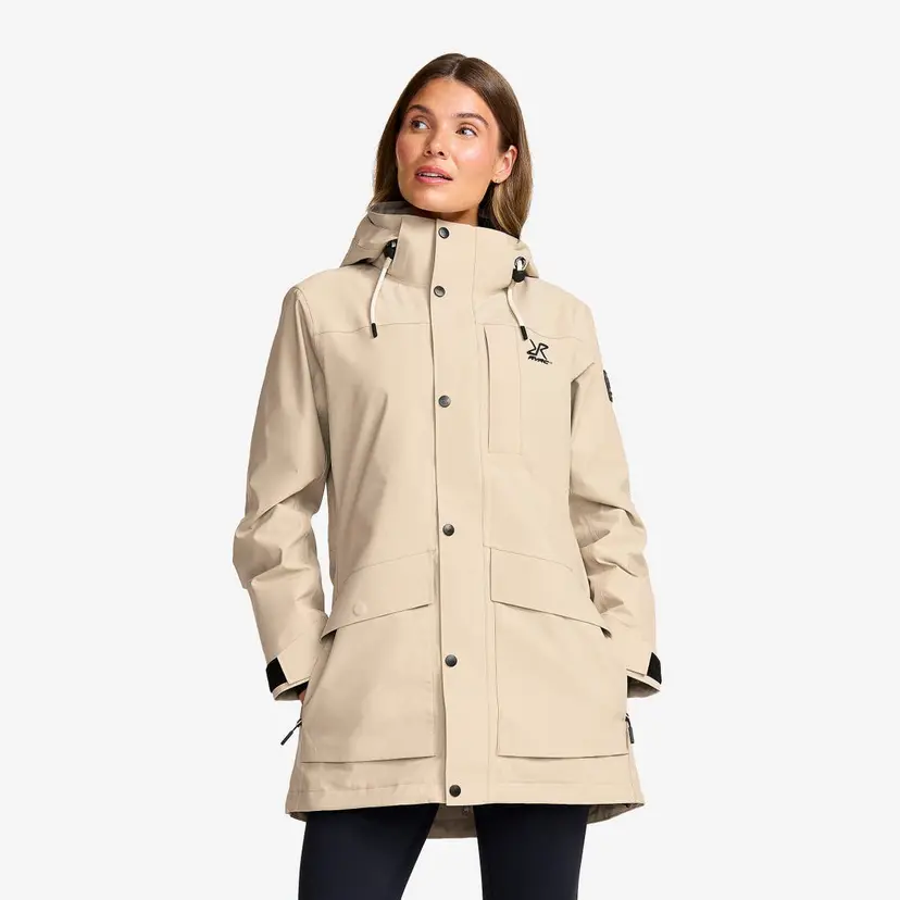 RevolutionRace Status 2L Parka Dame Aluminium