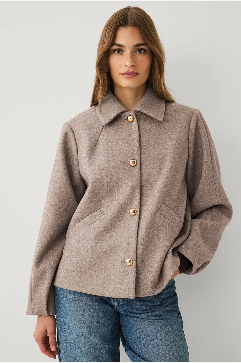 Ellos Collection Oversize jakke - Beige