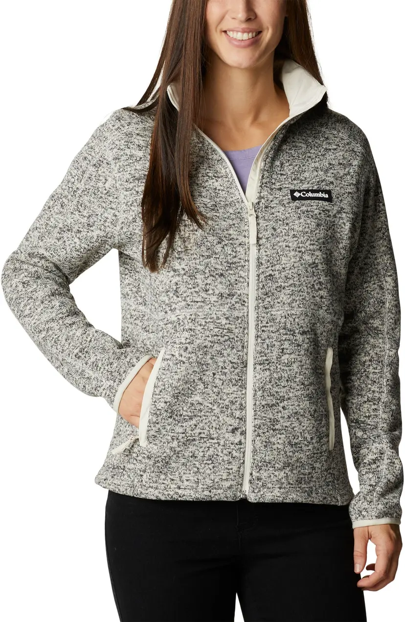 Columbia Columbia W's Sweater Weather Full Zip Chalk Heather