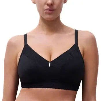 Chantelle Chantelle BH EasyFeel Wirefree Support Bra Svart nylon B 75 Dame