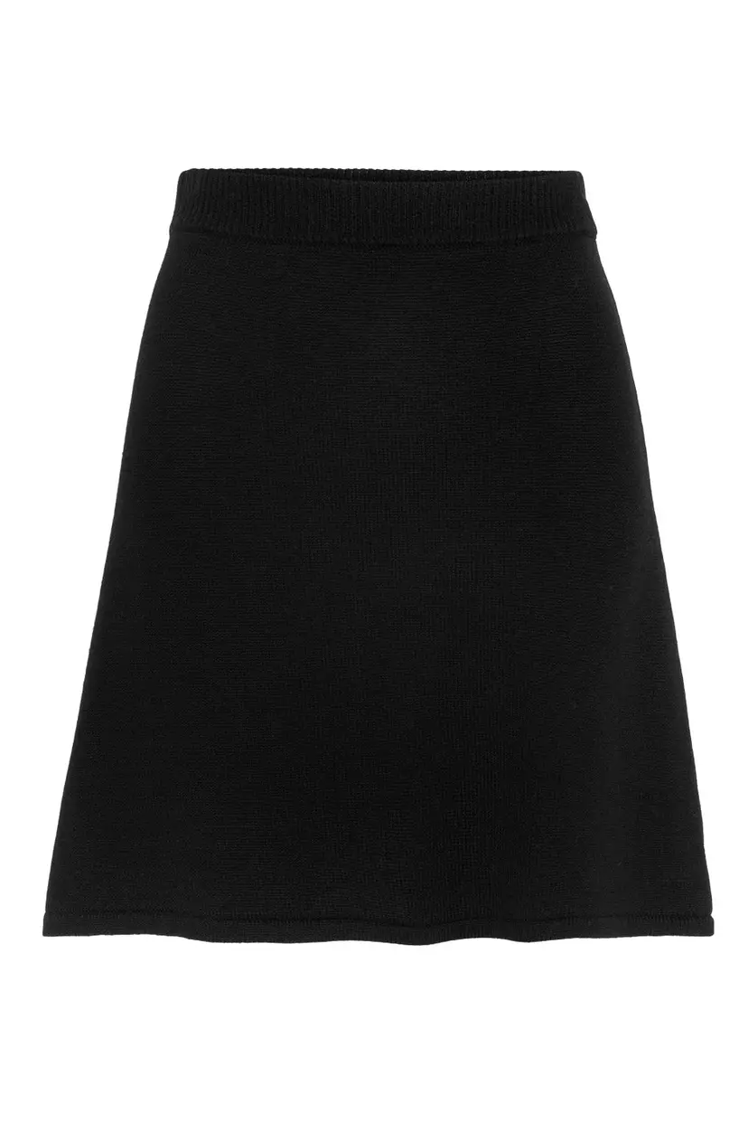 Love Lolina Thelma Wool Skirt Black - XS