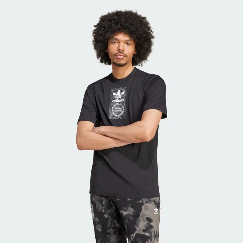 Adidas Camo Label T-skjorte