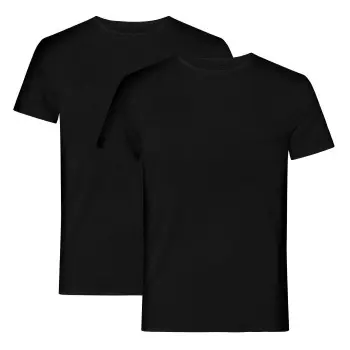 Resteröds Resteröds 2P Organic Cotton Crew Neck Svart økologisk bomull Small Herre