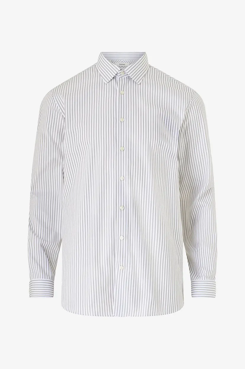 Selected Men Skjorte slhSlim-Performance Shirt LS - Hvit