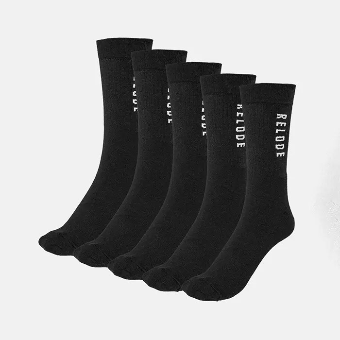 Relode Relode Training Socks 5-pack, Black