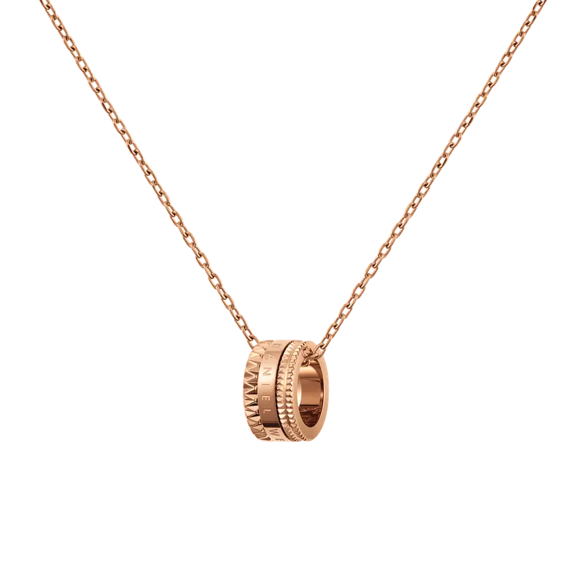 Daniel Wellington Rose Gold Necklace Elevation | DW