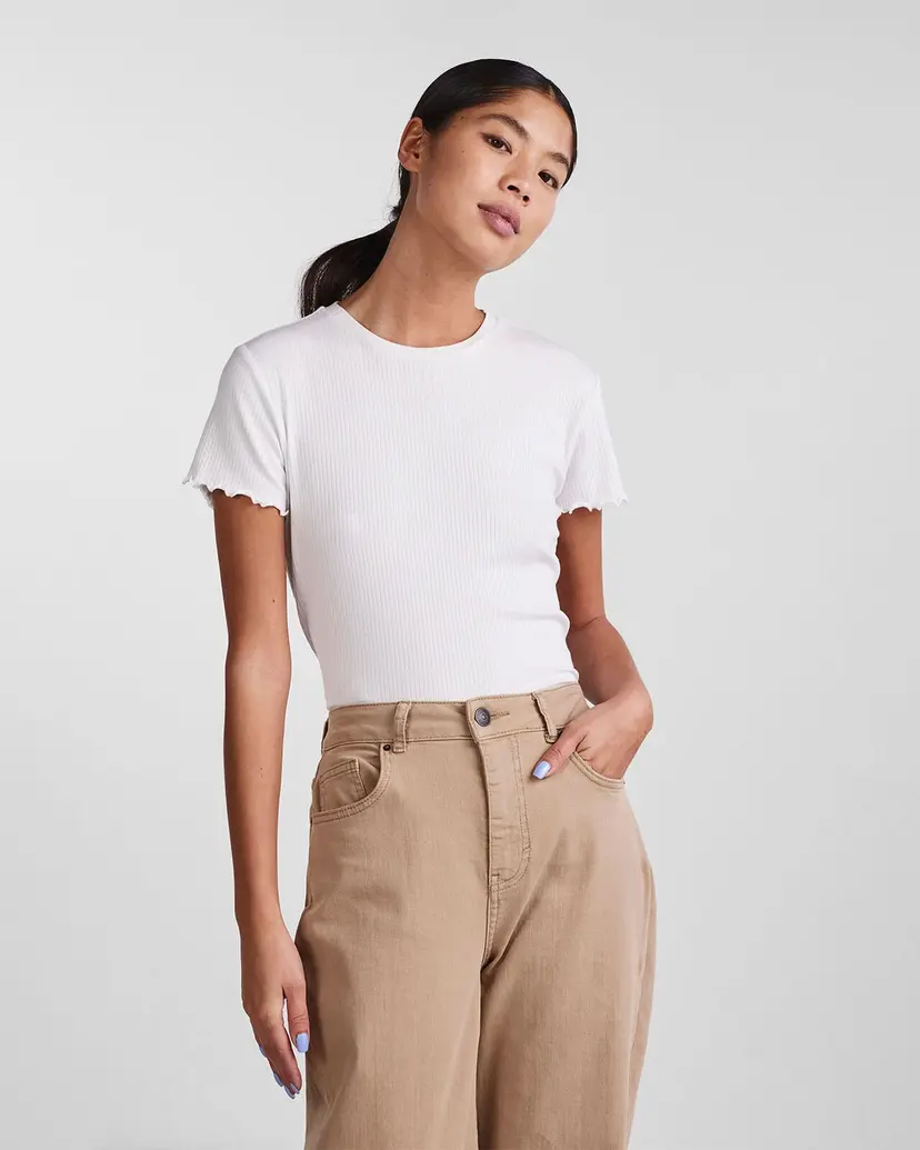 Pieces T-skjorte Nicca O-neck