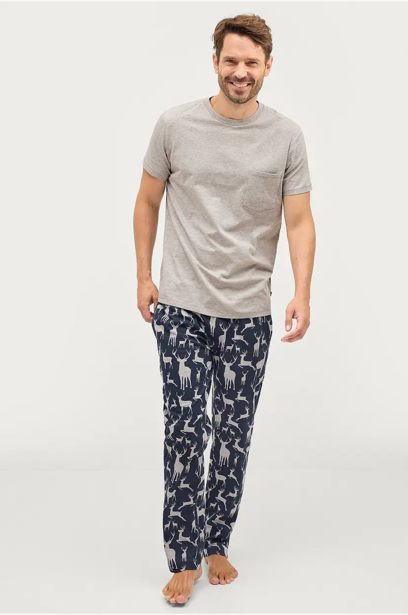 Ellos Collection Pyjamas Melker - Grå