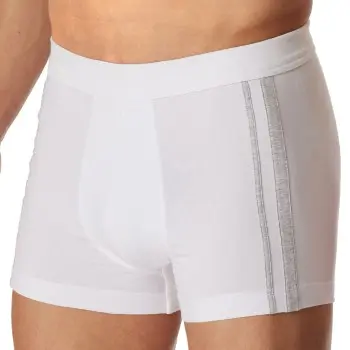 Schiesser Schiesser 3P 95-5 Stretch Shorts Hvit bomull Herre