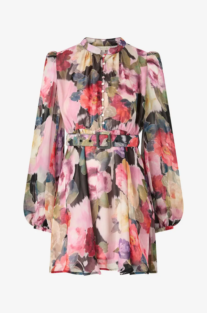 By Timo Kjole Organza Mini Dress - Flerfarget