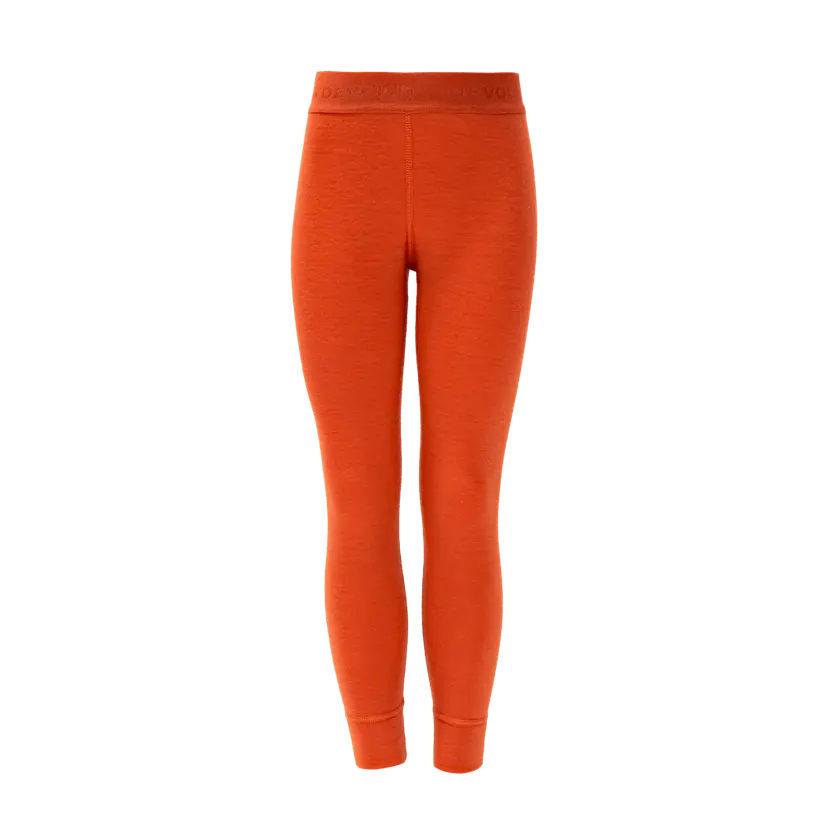 Devold Devold - Duo Active Merino Stilongs Barn - Size 2 - Oransje