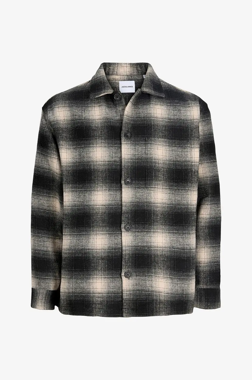 Jack & Jones Overtreksskjorte Jjesoho Ollie Overshirt Ls Sn - Grå