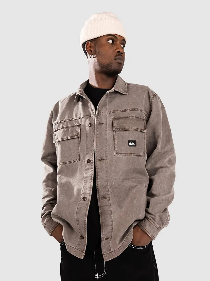 Quiksilver Quiksilver Mohab Washed Twill Skjorte brun
