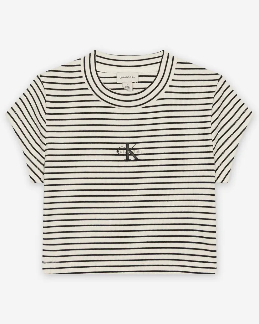 Calvin Klein Jeans Calvin Klein Jeans LV047F833G White Cropped t-shirt