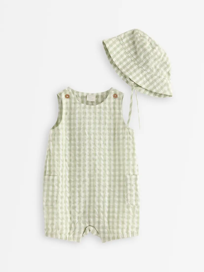 Lindex Sett - Romper og solhatt