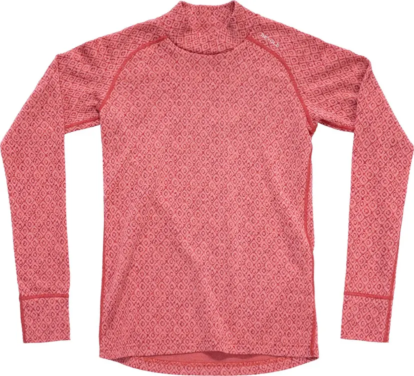 Devold Devold Women's Signature Silk 230 Cross Neck Apricot