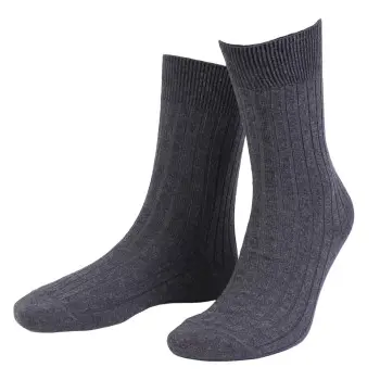 Amanda Christensen Amanda Christensen Strømper True Ankle Rib Sock Antracit Herre