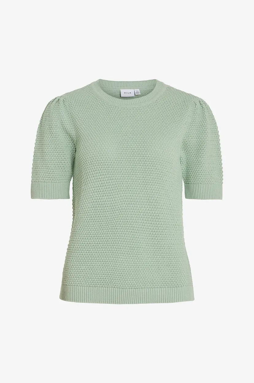 Vila Genser viDalo O-neck S/S Knit Top
