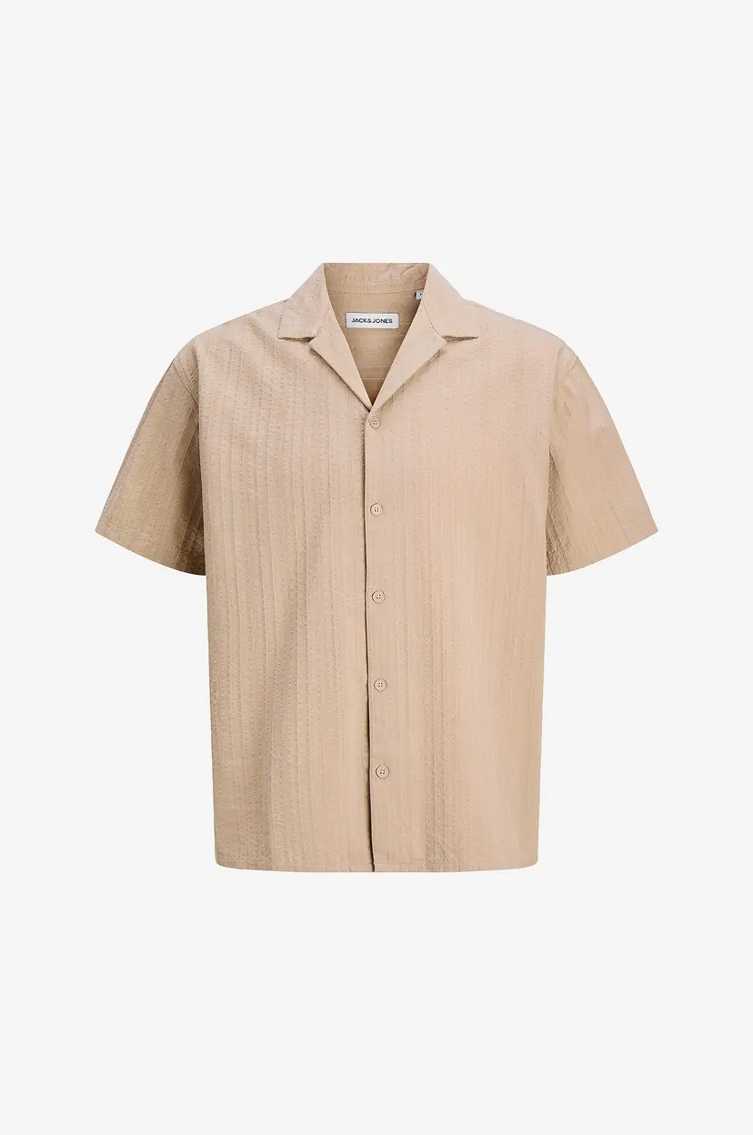 Jack & Jones Skjorte jjeTyson Resort Shirt SS - Brun