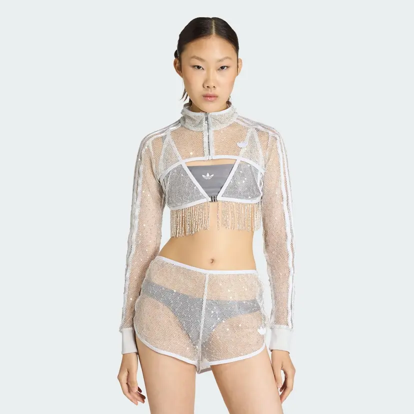 Adidas SUNSET RHYTHMS - SHORT SPARKLING BOLERO Tracksuit Top