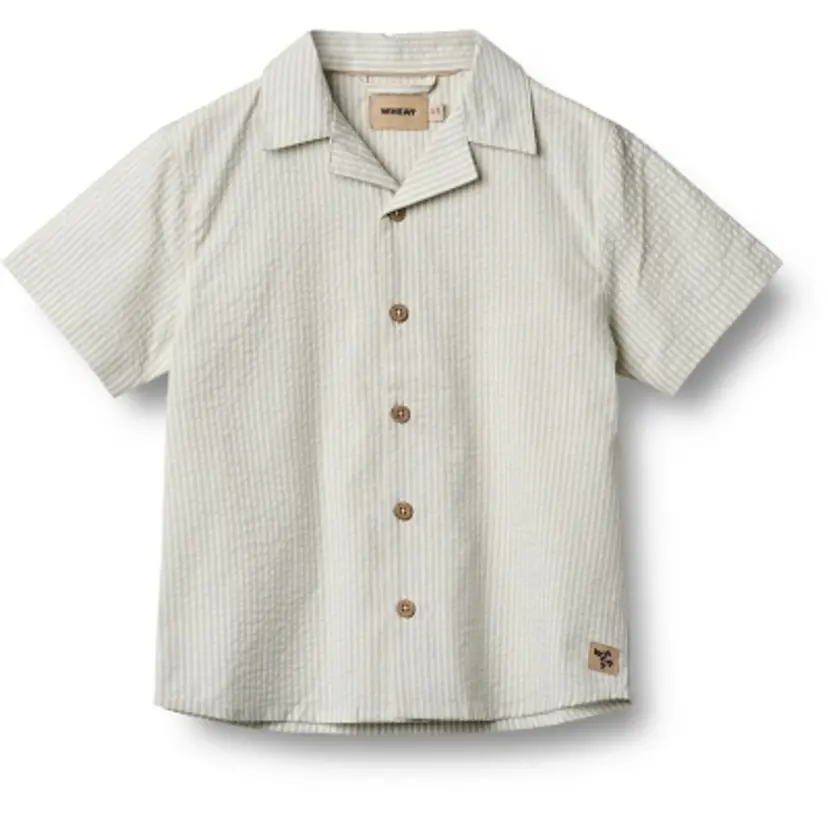 Wheat Wheat, Skjorte S/S Anker, Summer blue stripe
