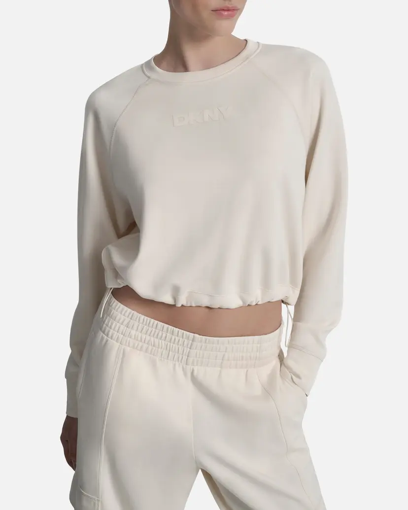 DKNY Sport DKNY Sport DP5T1114 Beige Sweatshirt