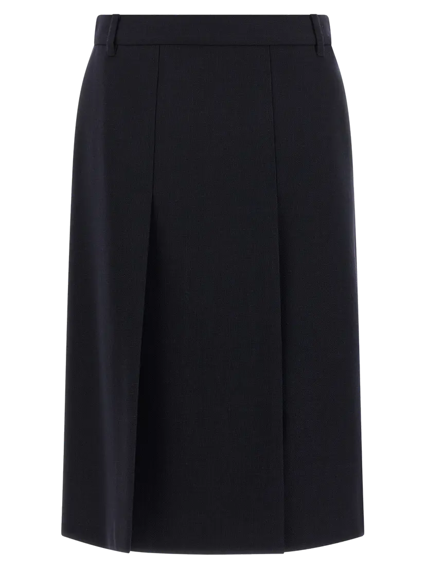 Prada Prada Midiskjørt – Blå