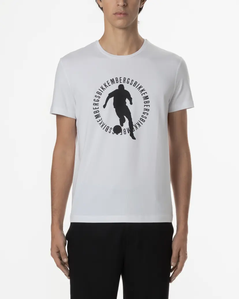 Bikkembergs Bikkembergs PBMT0412 White T-shirt