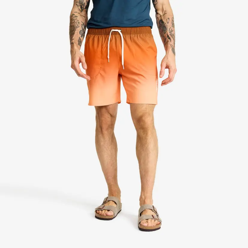 RevolutionRace Summer Swim Shorts Herre Faded Hawaiian