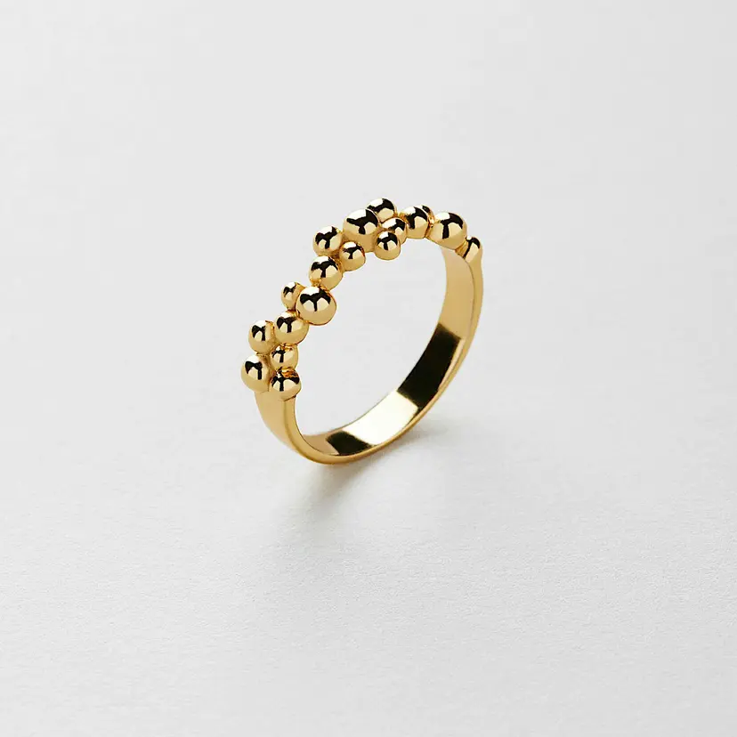 Safira Dot Clusters Ring