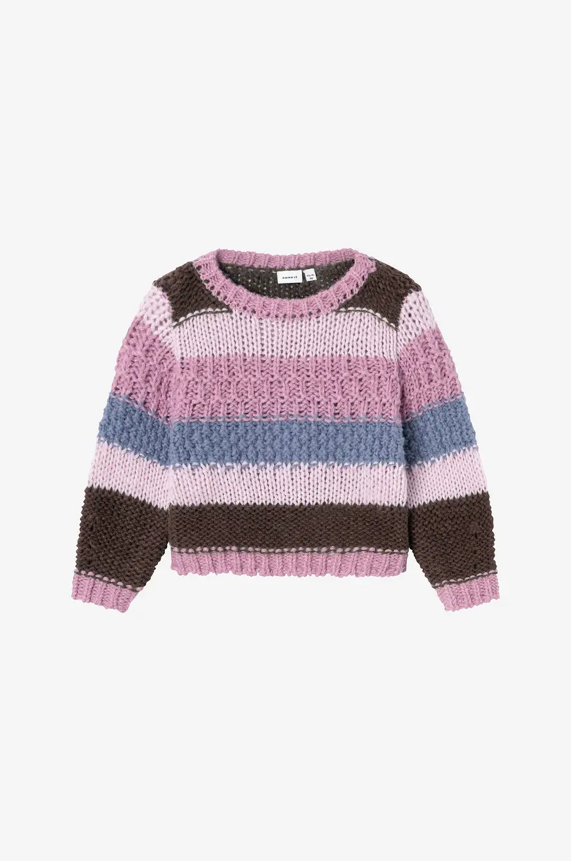 NAME IT Genser nmfOronja LS Knit - Rosa