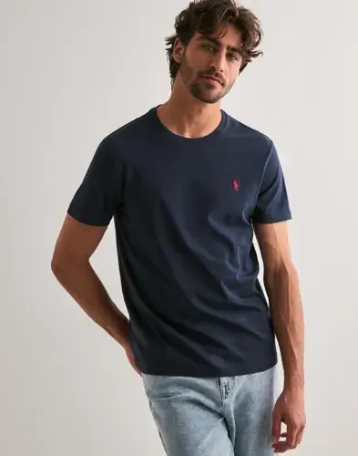 Polo Ralph Lauren Polo Ralph Lauren Custom Slim Fit Jersey Cr Kortermede t-shirts Blå