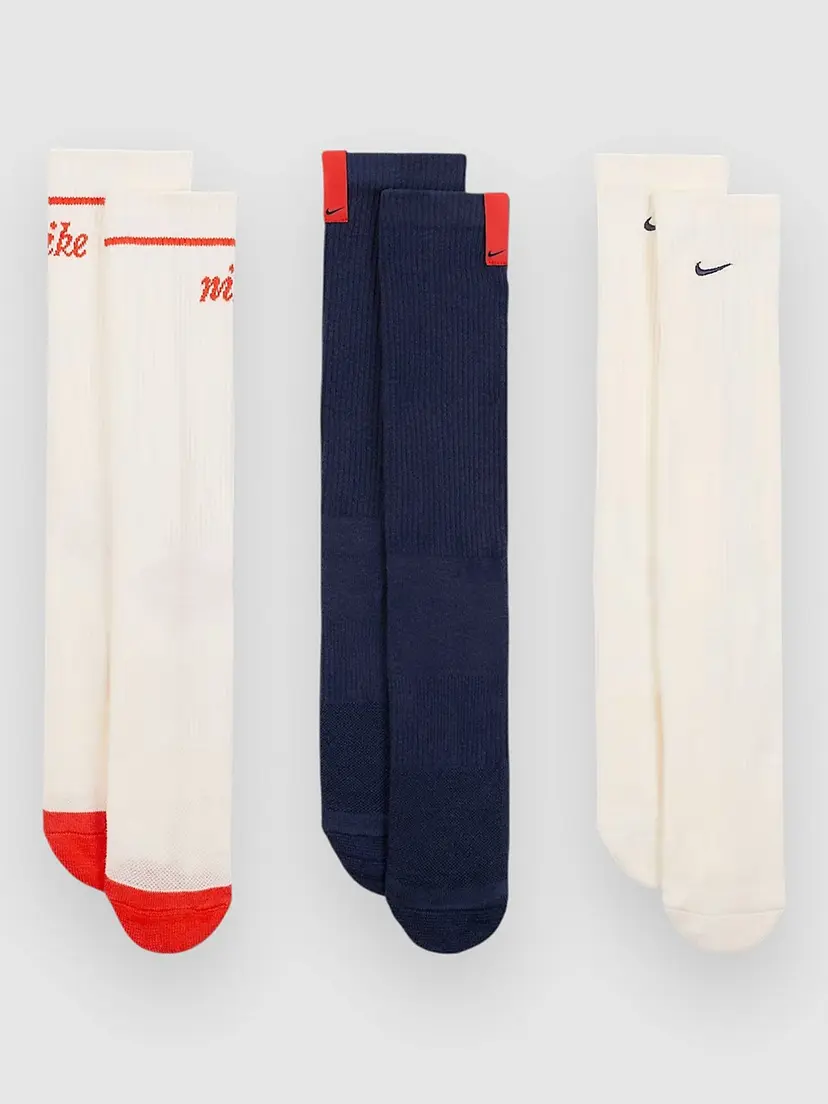 Nike Nike Ed Pl Csh Crew 3P 144 WGFX Sokker mønster
