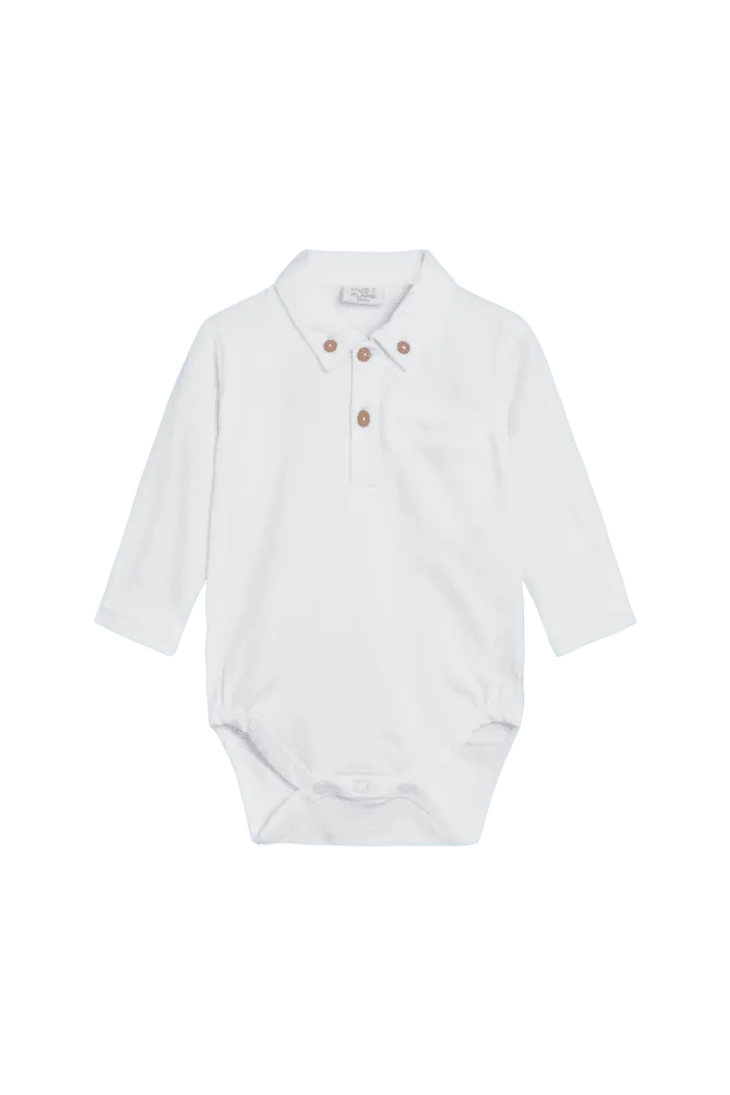 Hust and Claire Hust And Claire Basil Body White (56 / 1-2 mnd)