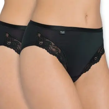 Sloggi Sloggi Truser 2P Romance Tai Svart 48 Dame
