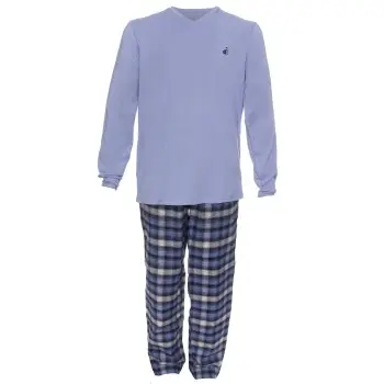 Jockey Jockey USA Originals Mix Pyjama Blå bomull Large Herre