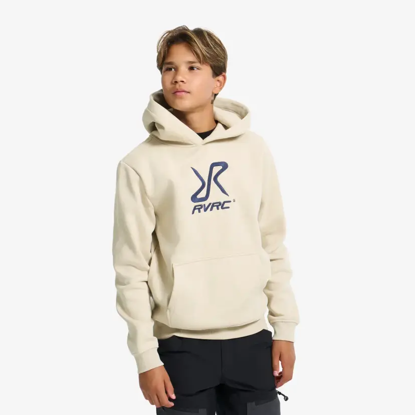 RevolutionRace RVRC Hoodie Teens Oatmeal/Navy