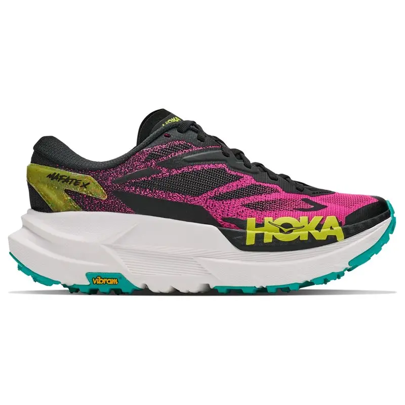 HOKA Hoka W Mafate X Black/Neon Dragonfruit