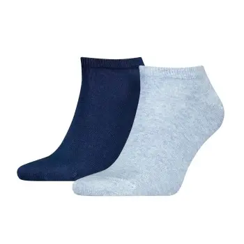 Tommy Hilfiger Tommy Hilfiger Strømper 2P Men Sneaker Sock Blå/Lysblå Str 47/49 Herre