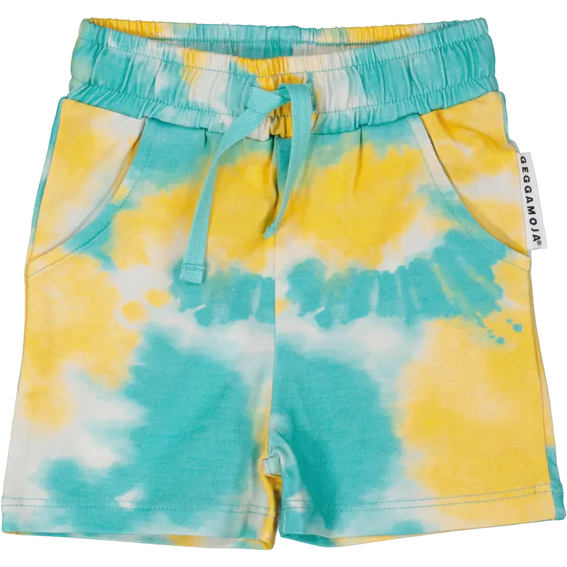 Geggamoja Shorts Tie Dye Gul - 50/56