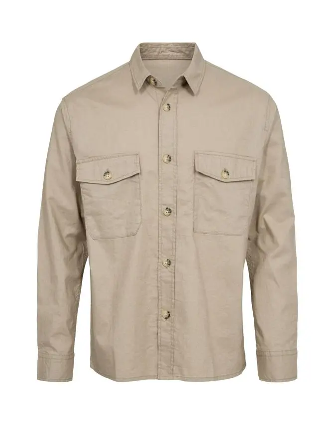 Gino Marcello Linen overshirt