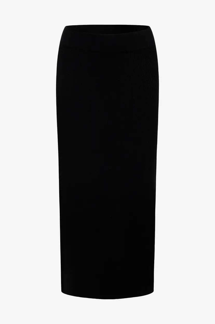 Grunt Skjørt Elise Knit Skirt - Svart