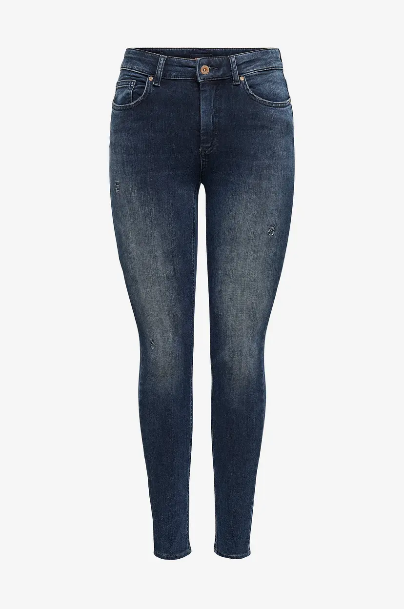 ONLY Jeans onlBlush Mid Skinny Dnm Rea409 - Blå