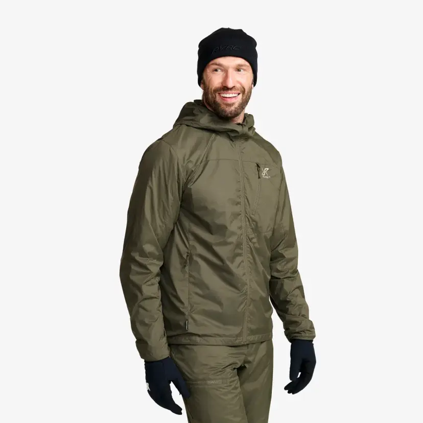 RevolutionRace Brisk Tech Fleece-lined Jacket Herre Grape Leaf