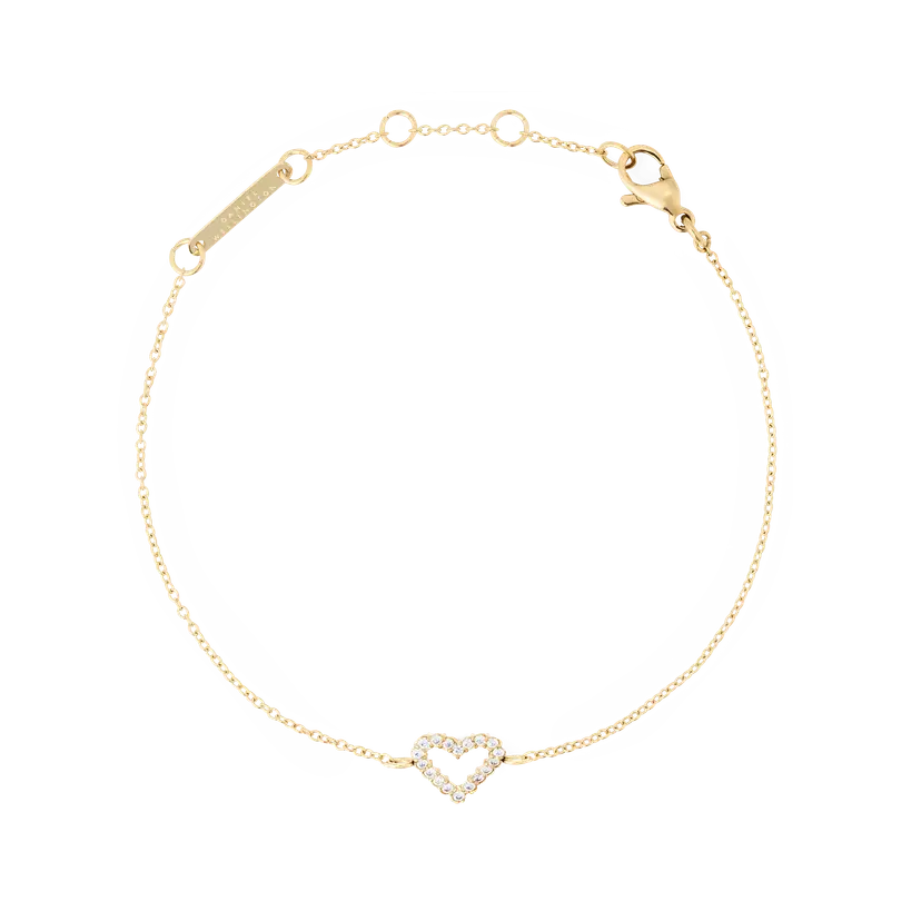 Daniel Wellington Gold Bracelet Mirelle Heart | DW