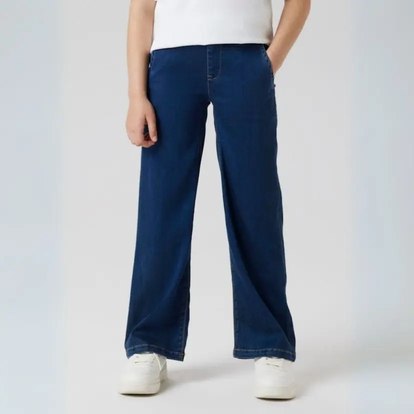 NAME IT Name It - Bukse Salli Wide Jeans Denim Blue