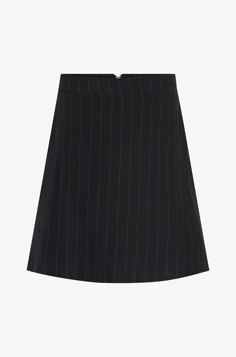 Jumperfabriken Skjørt Melina Stripe - Svart