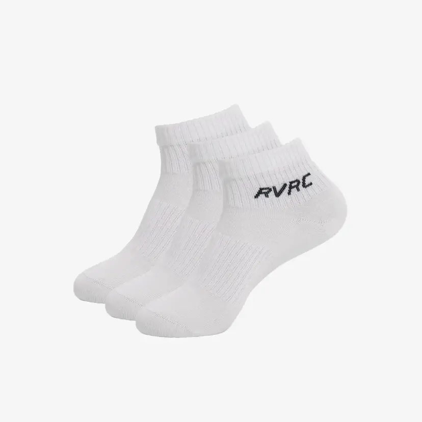 RevolutionRace 3-pack Daily Low Socks Unisex White