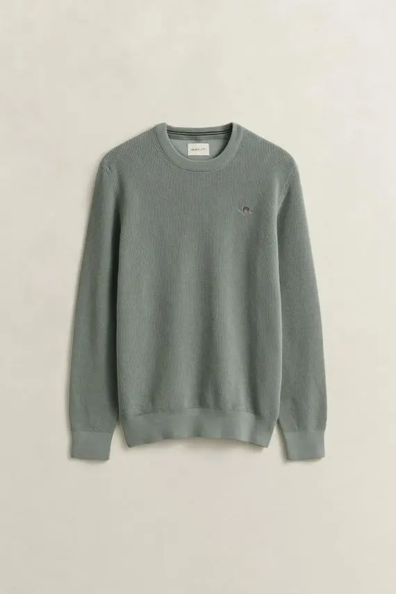 Gant MICRO TEXTURED COTTON C-NECK